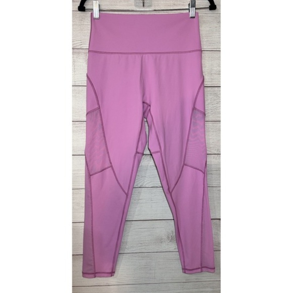 Offline Aerie Goals Pink High Rise 7/8 Athletic Leggings Womens Large Athleisure